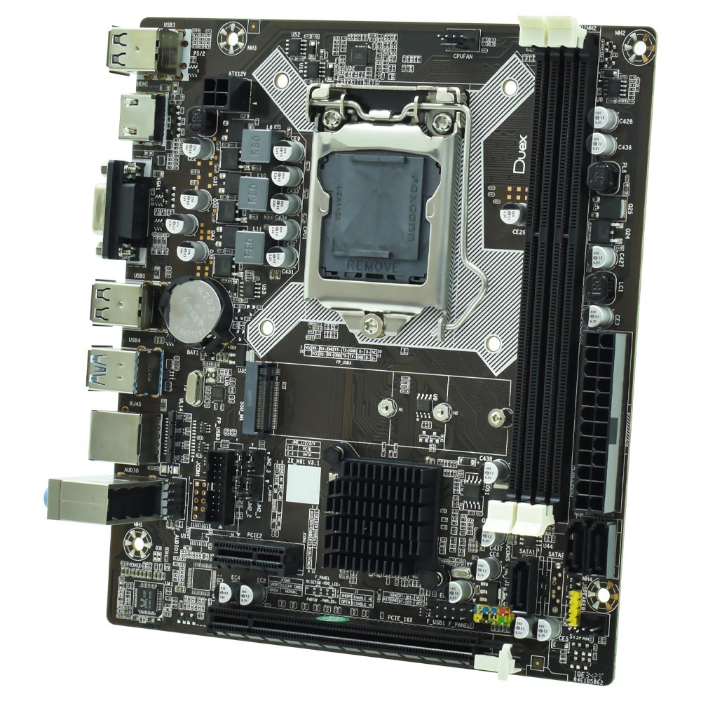 Placa Mãe Duex DX H81ZG M2 Socket LGA 1150 / VGA / DDR3