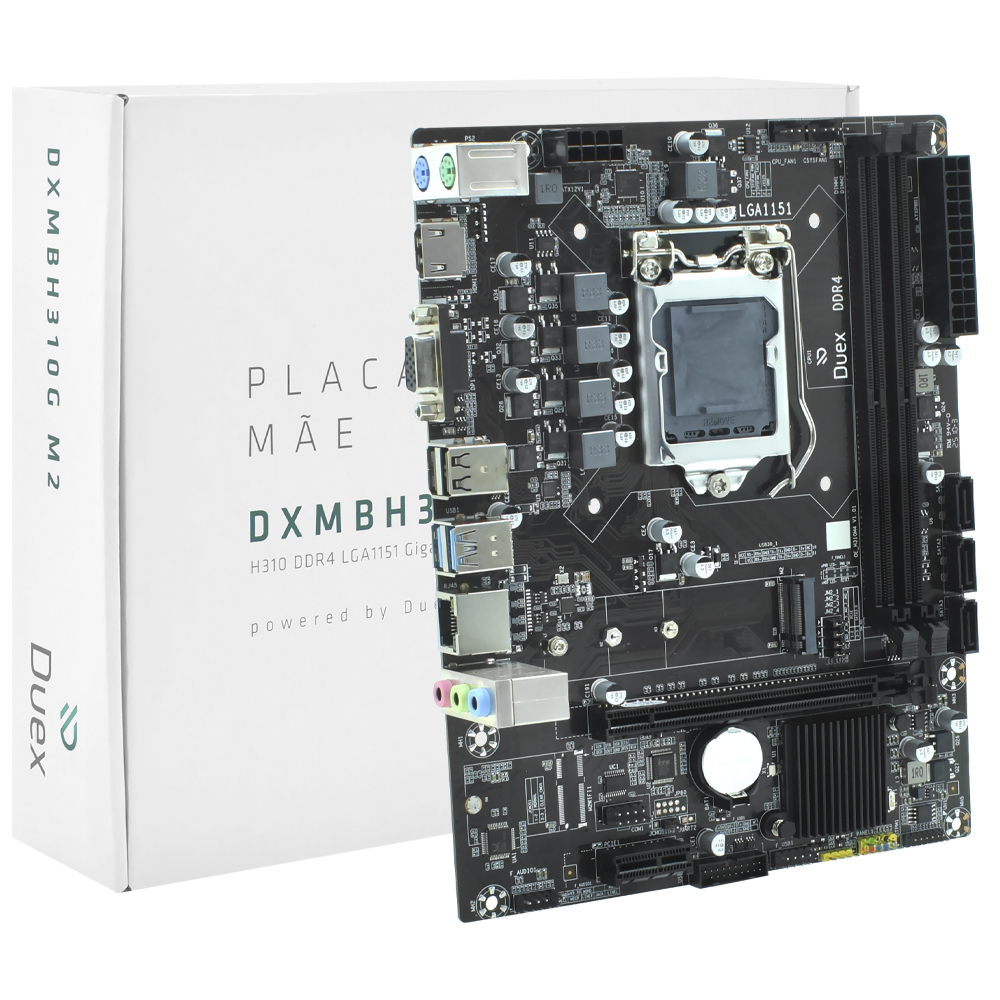 Placa Mãe Duex DXMBH310G M2 Socket LGA 1151 / VGA / DDR4