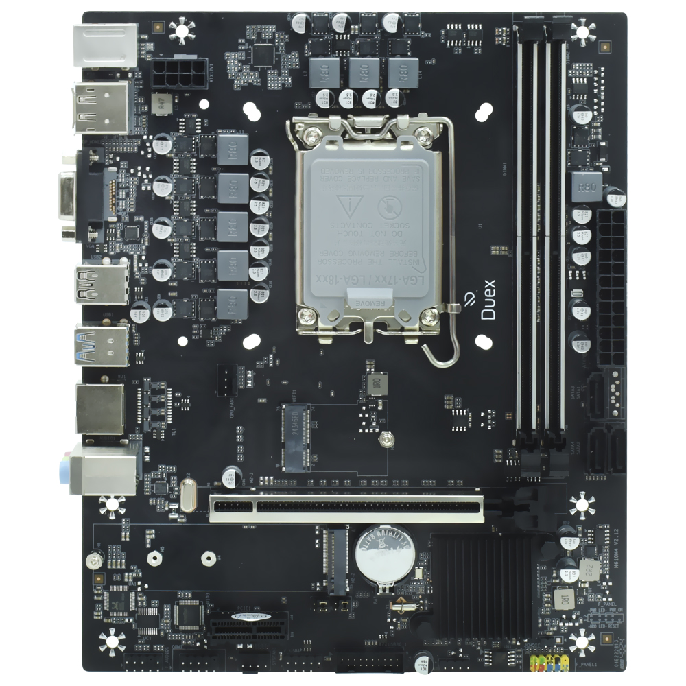 Placa Mãe Duex DXMBH610G Socket LGA 1700 / VGA / DDR4 no Paraguai