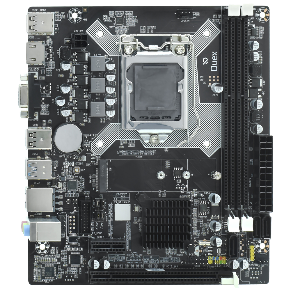 Placa Mãe Duex DXMBH81G M2 Socket LGA 1150 / VGA / DDR3