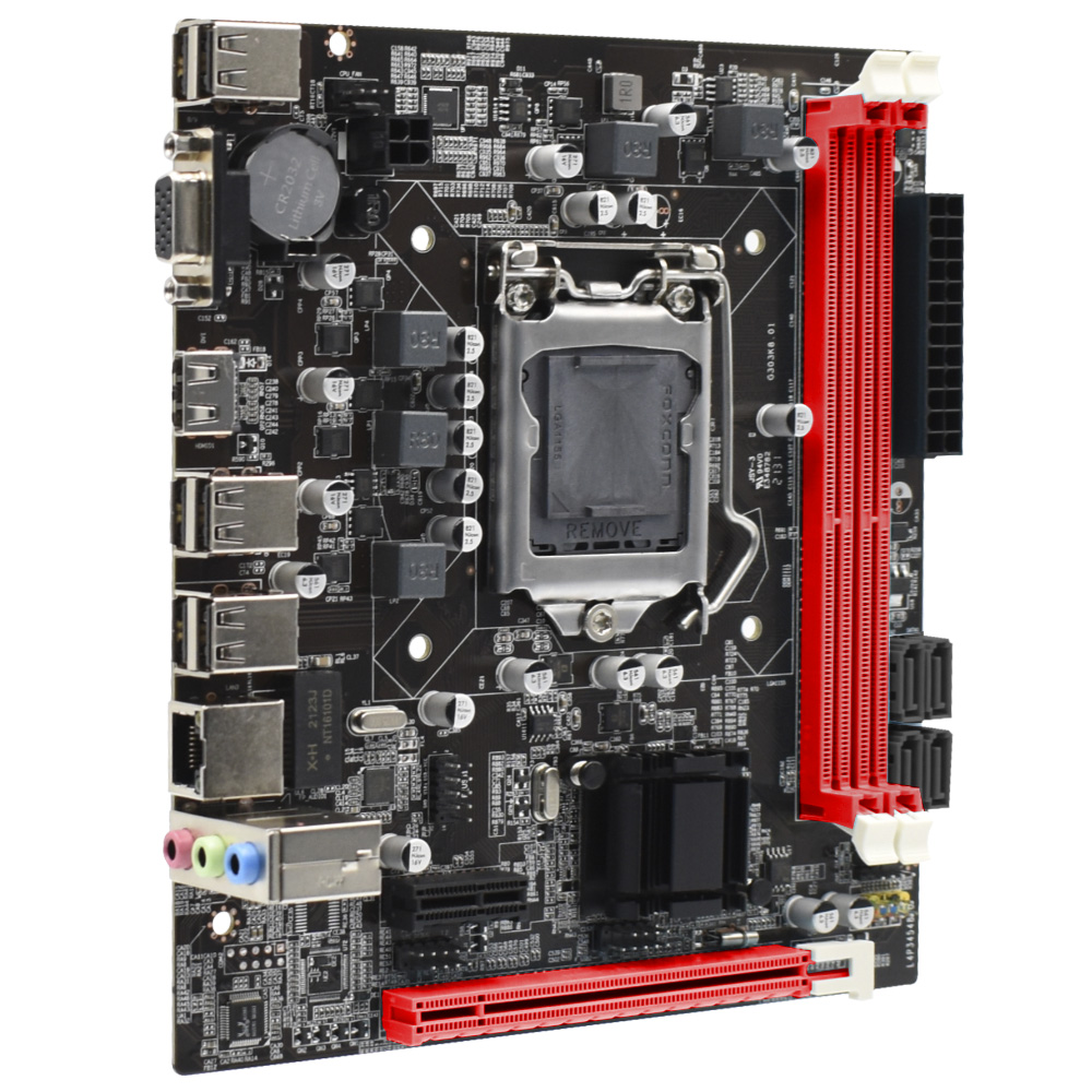 Placa Mãe Foxconn H61 Socket LGA 1155 / VGA / DDR3 / NVMe no Paraguai Visão Vip Informática
