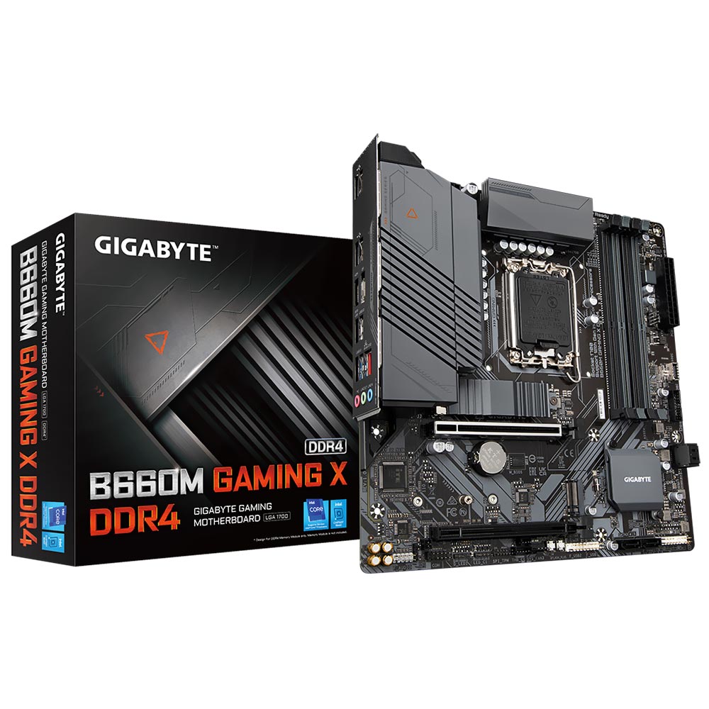 Placa Mãe Gigabyte B660M Gaming X DDR4 Socket LGA 1700 / DDR4