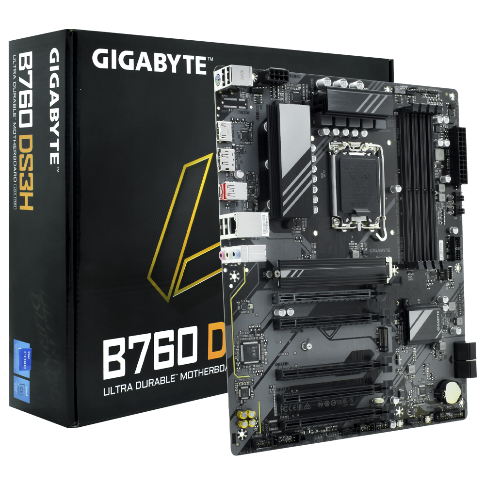 Placa Mãe Gigabyte B760 DS3H Socket LGA 1700 / DDR5