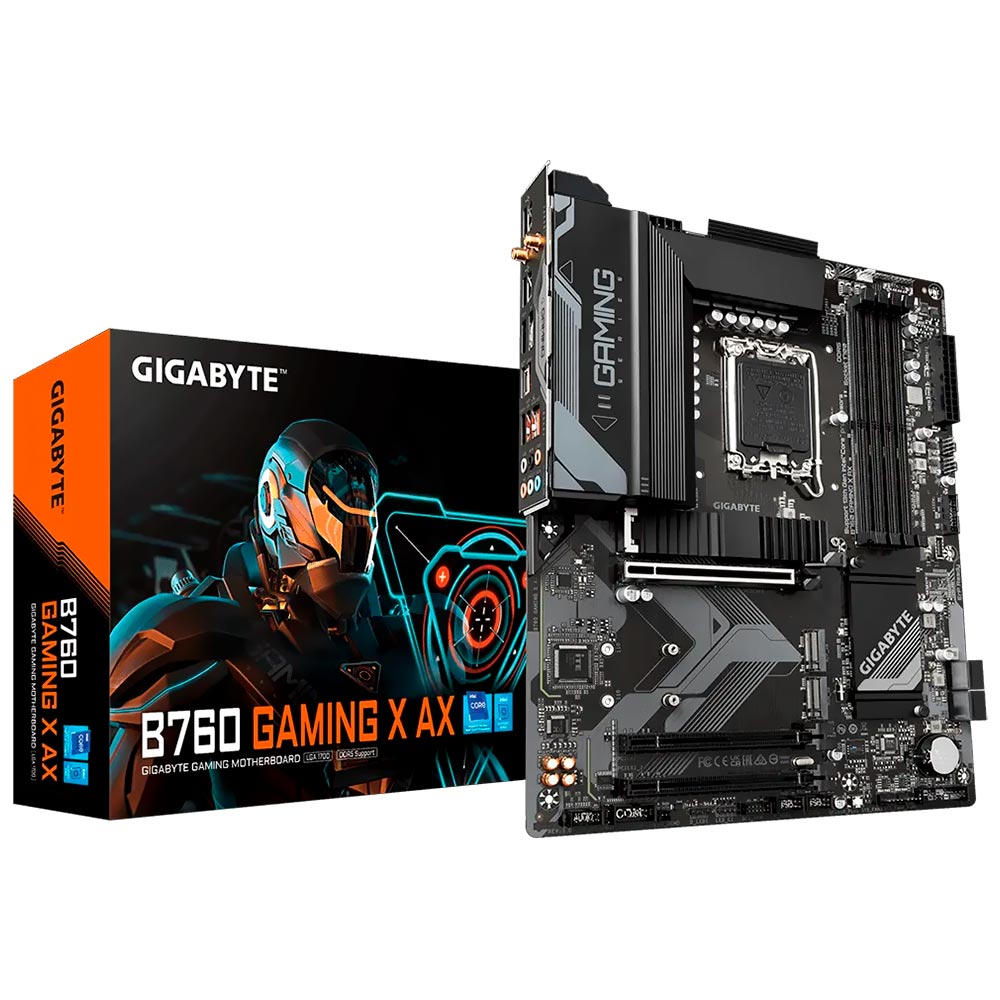 Placa Mãe Gigabyte B760 Gaming X AX Socket LGA 1700 / DDR5