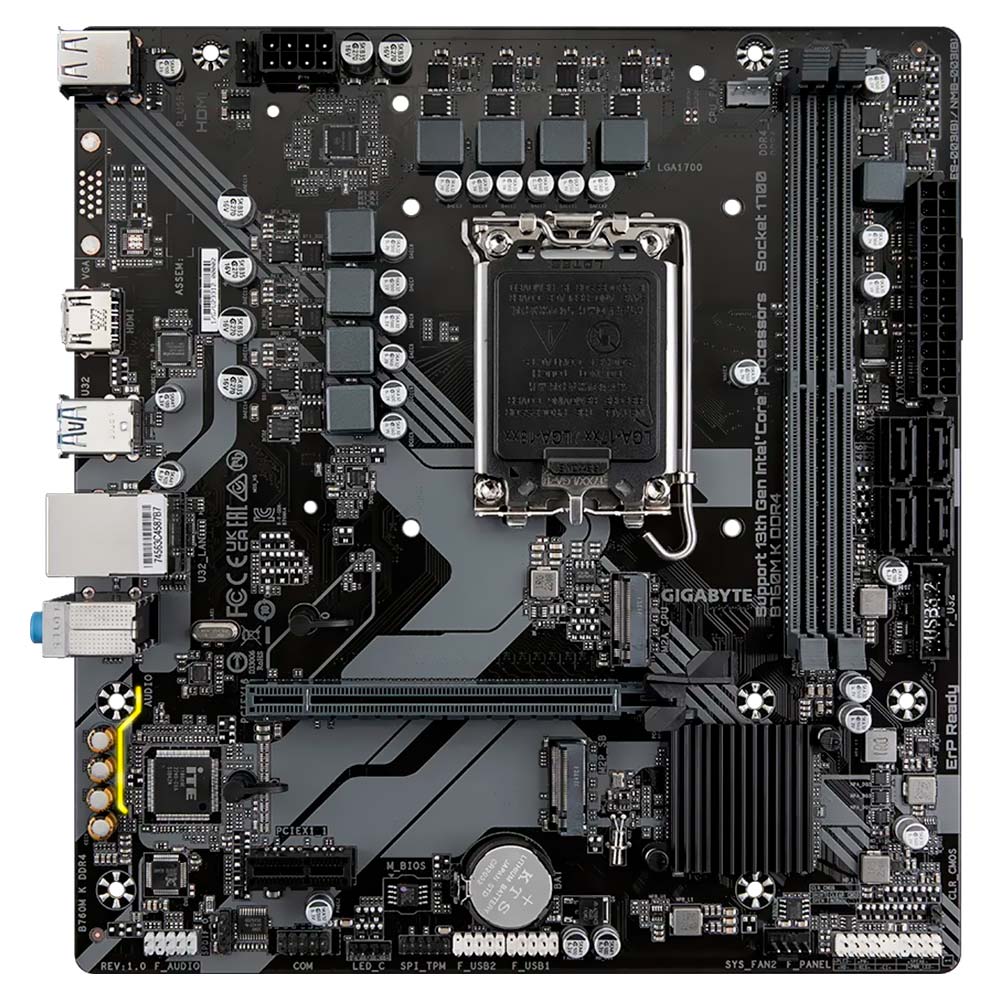 Placa Mãe Gigabyte B760M K DDR4 UD Socket LGA 1700 / DDR4