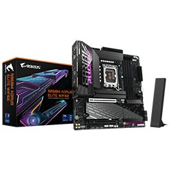 Placa Mãe Gigabyte B860M AORUS Elite Wi-Fi 6E Socket LGA 1851 / DDR5