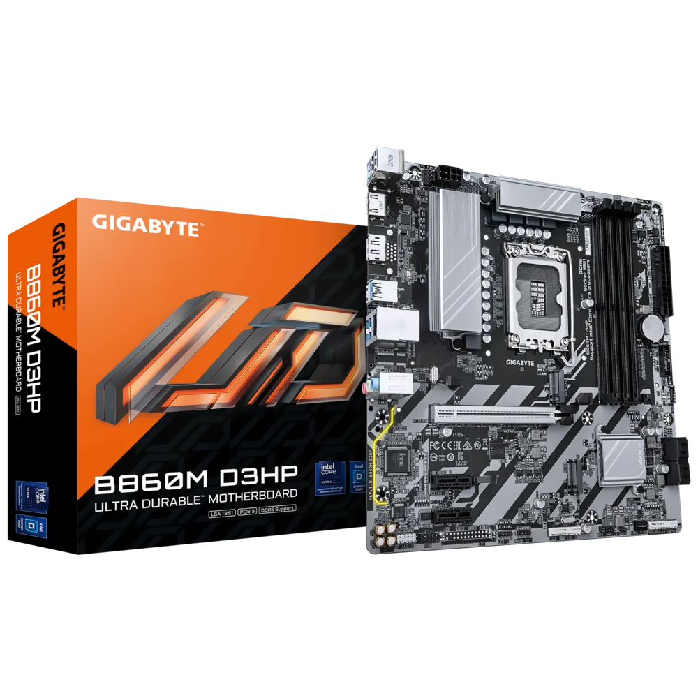 Placa Mãe Gigabyte B860M D3HP Socket LGA 1851 / DDR5
