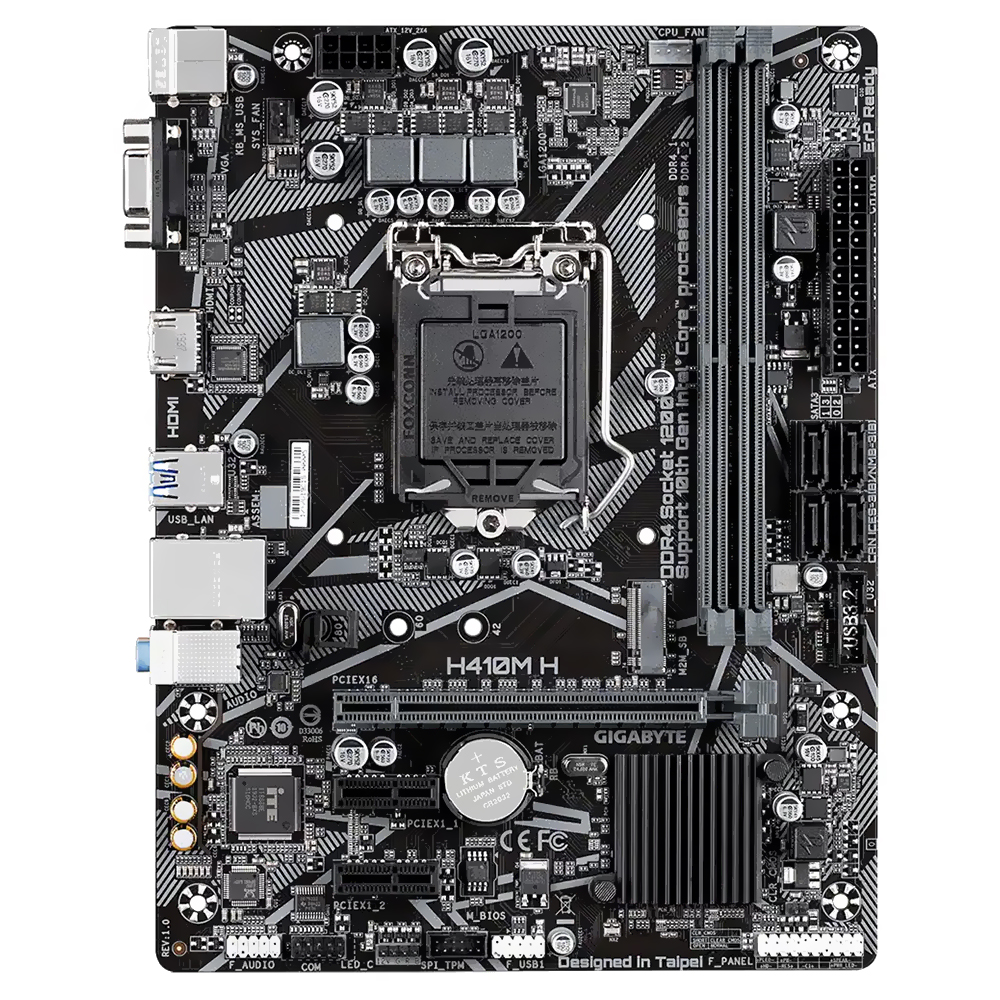 Placa Mãe Gigabyte H410M H Socket LGA 1200 / DDR4 (Recondicionado)