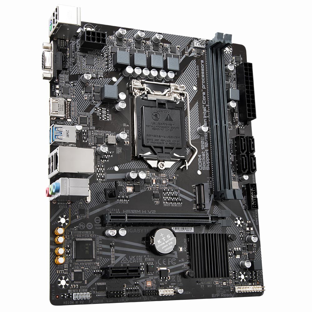 Placa Mãe Gigabyte H510M H V2 Socket LGA 1200 / VGA / DDR4