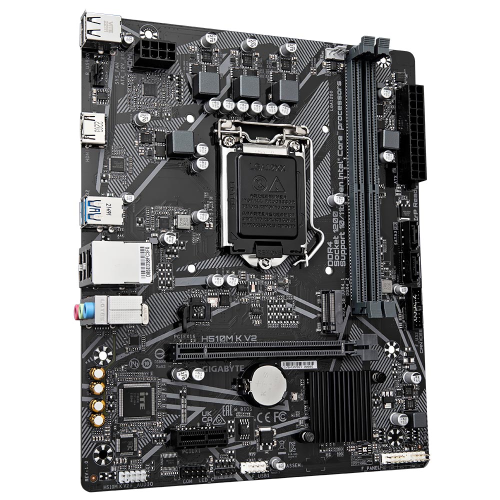 Placa Mãe Gigabyte H510M K V2 Socket LGA 1200 / DDR4