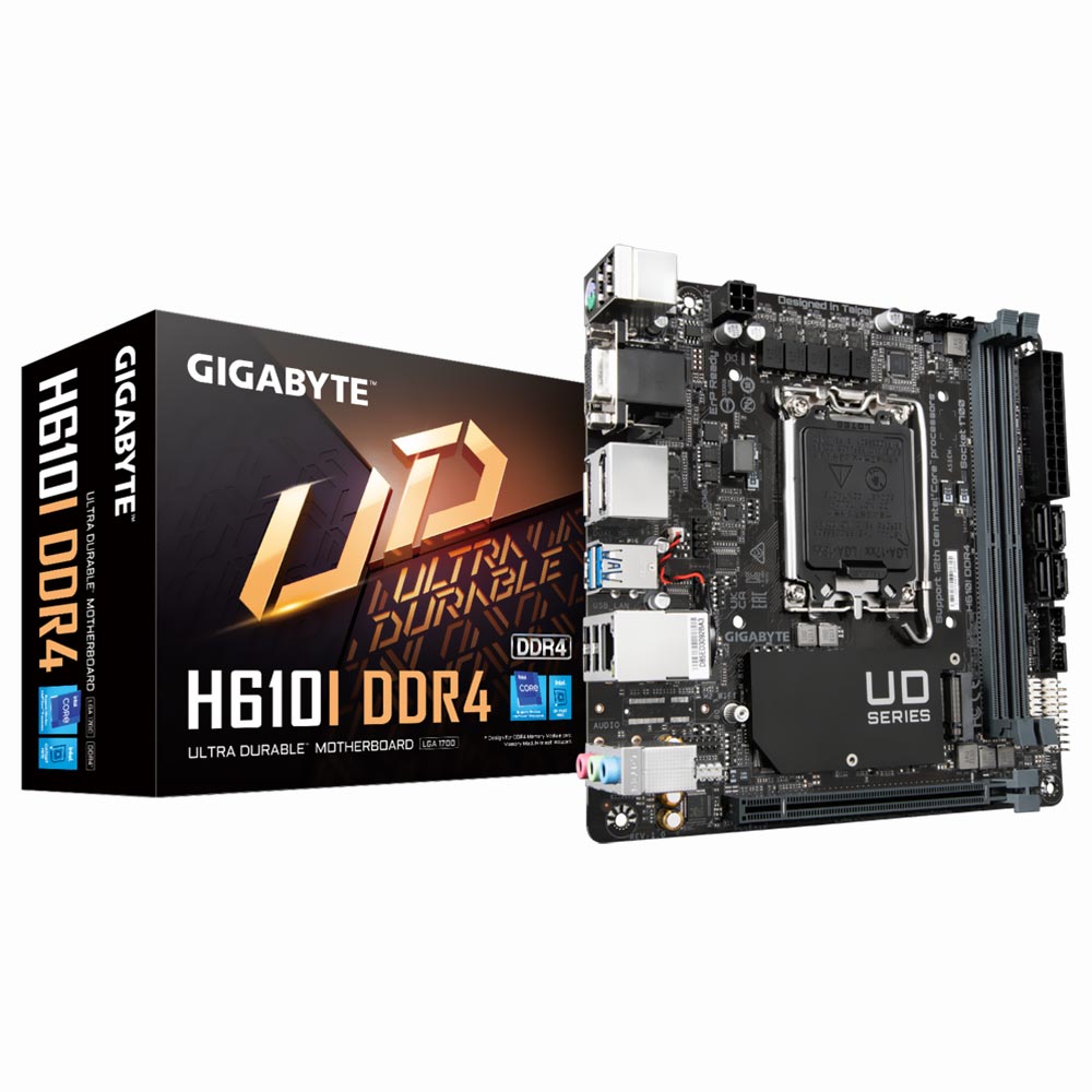 Placa Mãe Gigabyte H610I DDR4 Socket LGA 1700 / DDR4