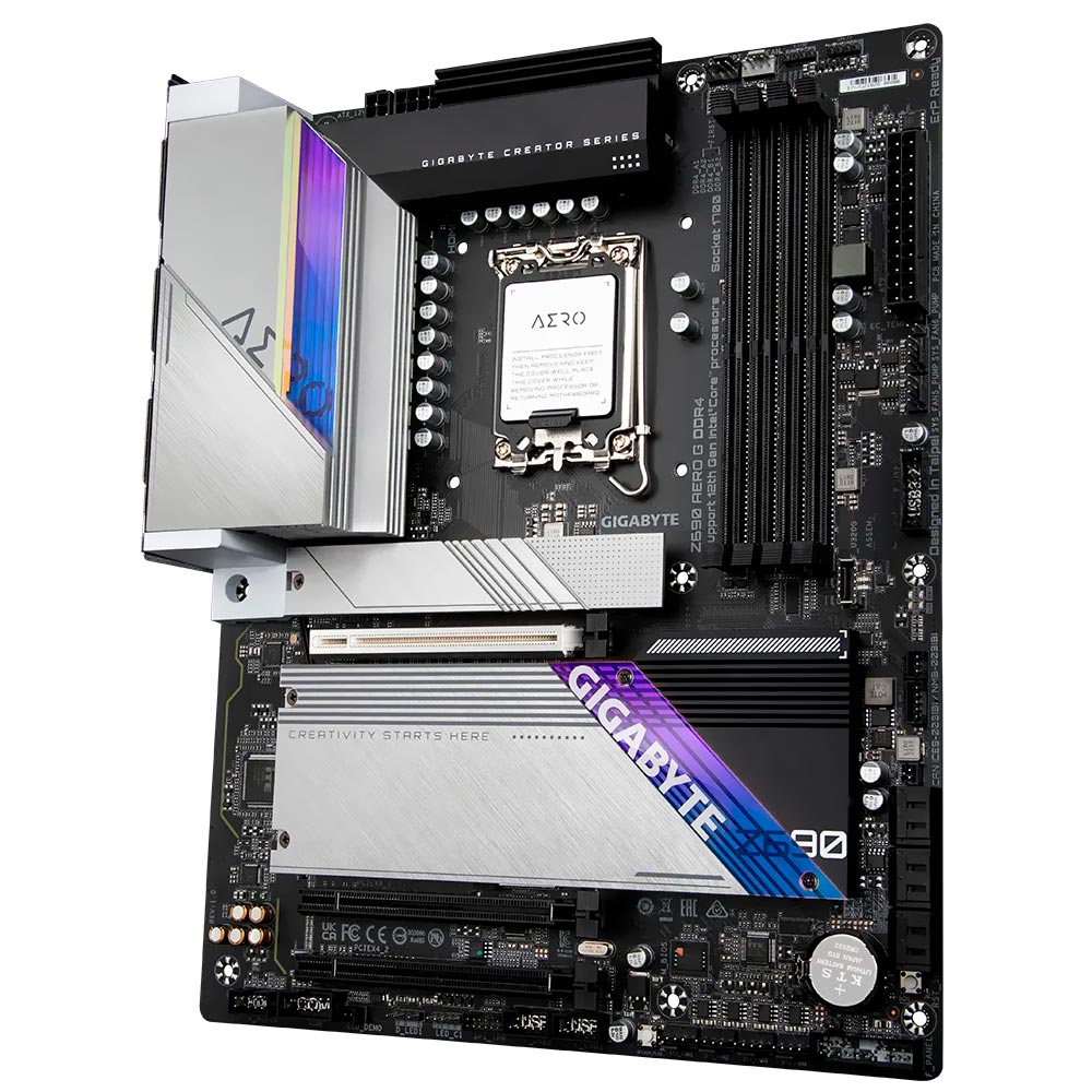 Placa Mãe Gigabyte Z690 AERO G DDR4 Socket LGA 1700   