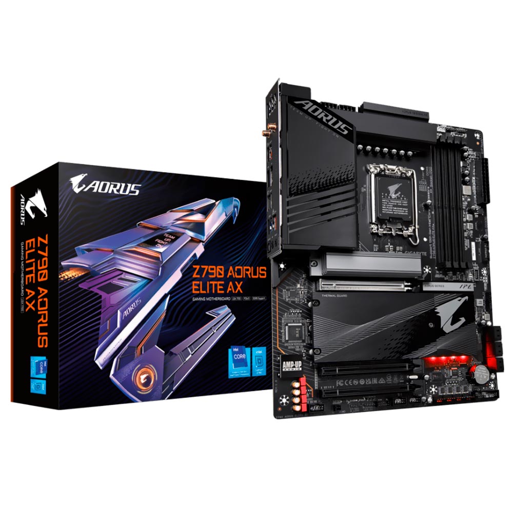 Placa Mãe Gigabyte Z790 AORUS Elite AX Socket LGA 1700 / DDR5