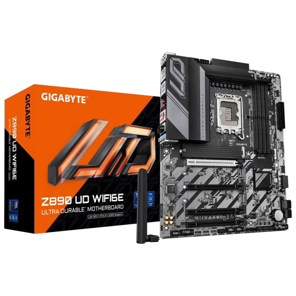 Placa Mãe Gigabyte Z890 UD Wi-Fi 6E Socket LGA 1851 / DDR5