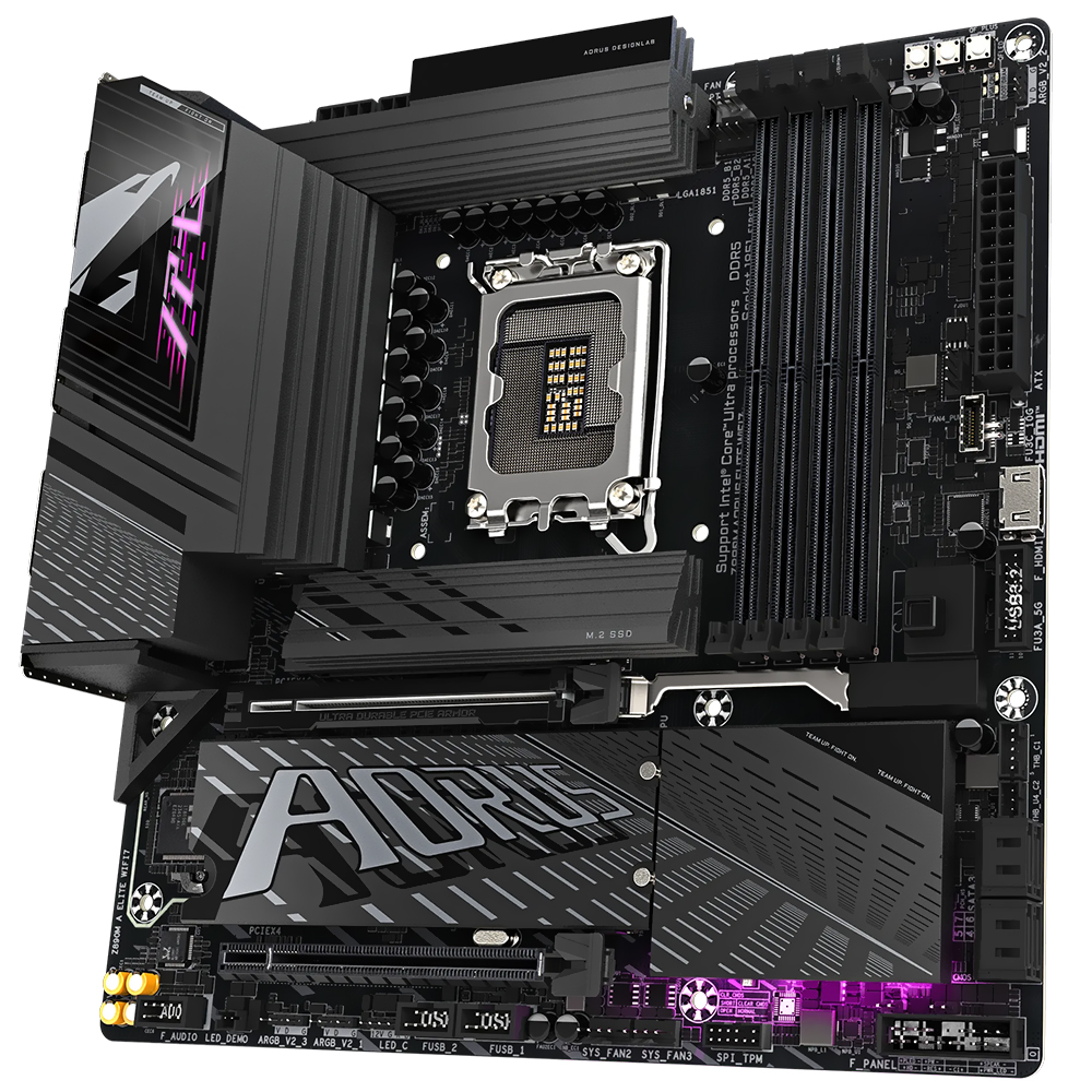 Placa Mãe Gigabyte Z890M AORUS Elite Wi-Fi 7 Socket LGA 1851 / DDR5