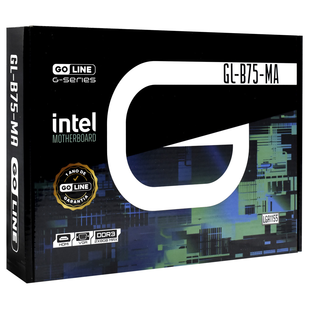 Placa Mãe GoLine GL-B75-MA Socket LGA 1155 / VGA / DDR3 