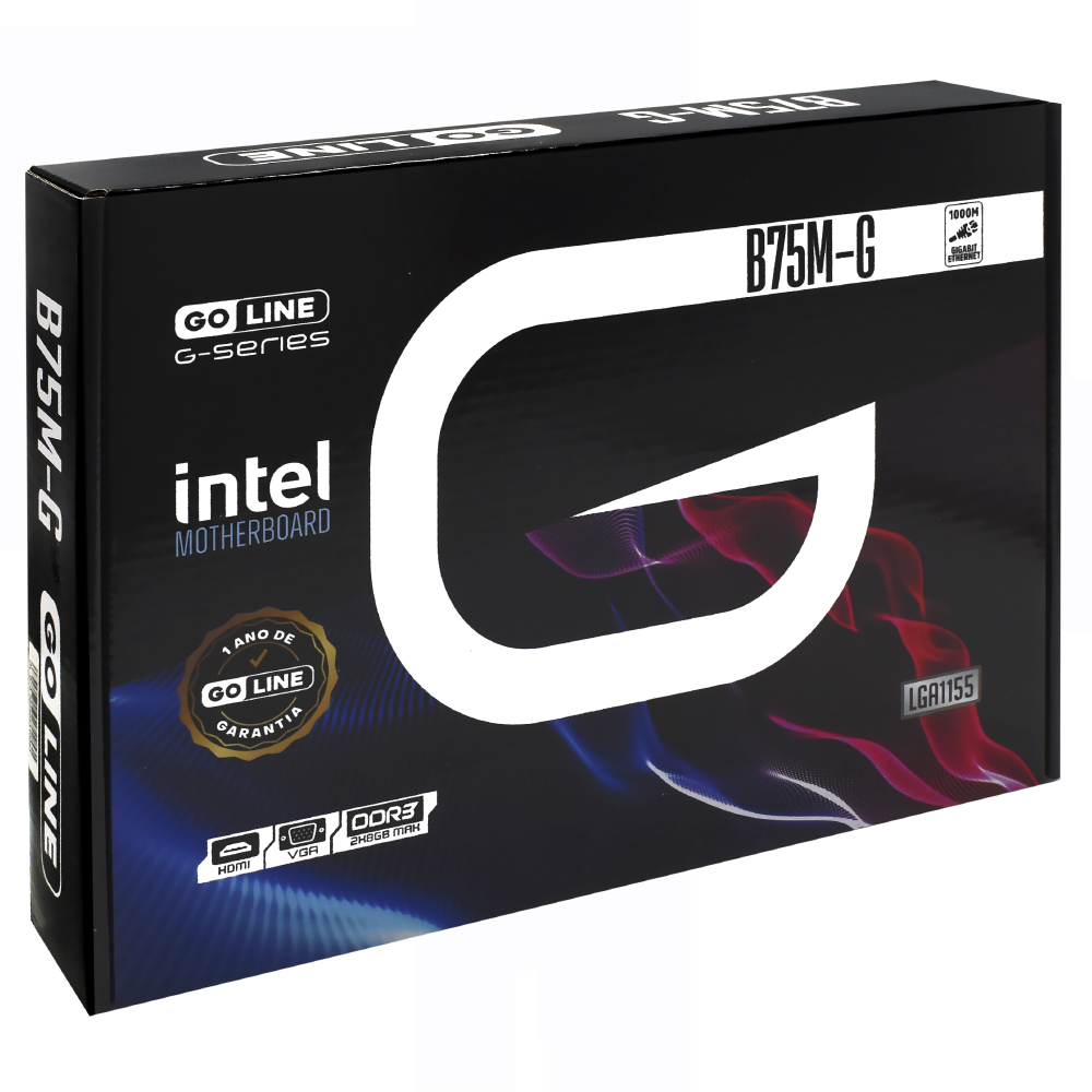 Placa Mãe GoLine GL-B75M-G Socket LGA 1155 / VGA / DDR3