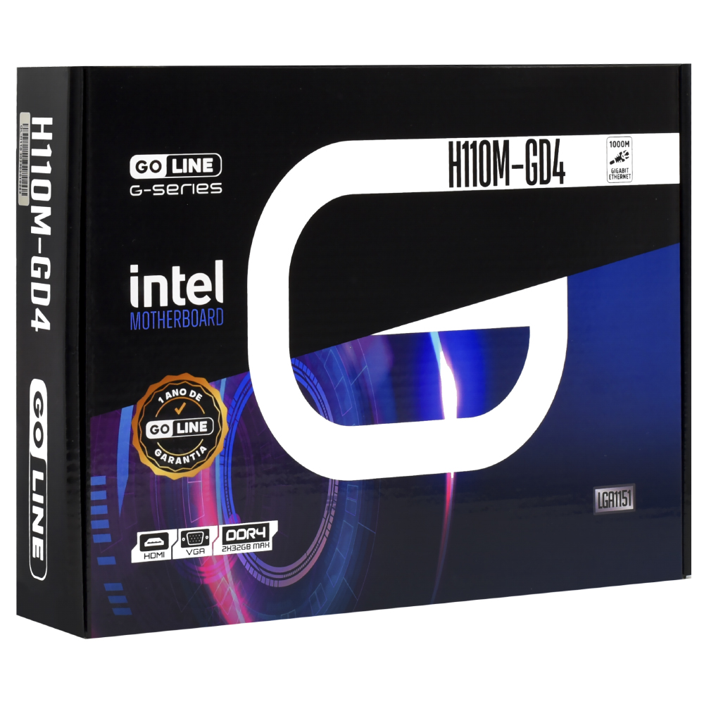 Placa Mãe GoLine GL-H110M-GD4 Socket LGA 1151 / VGA / DDR4