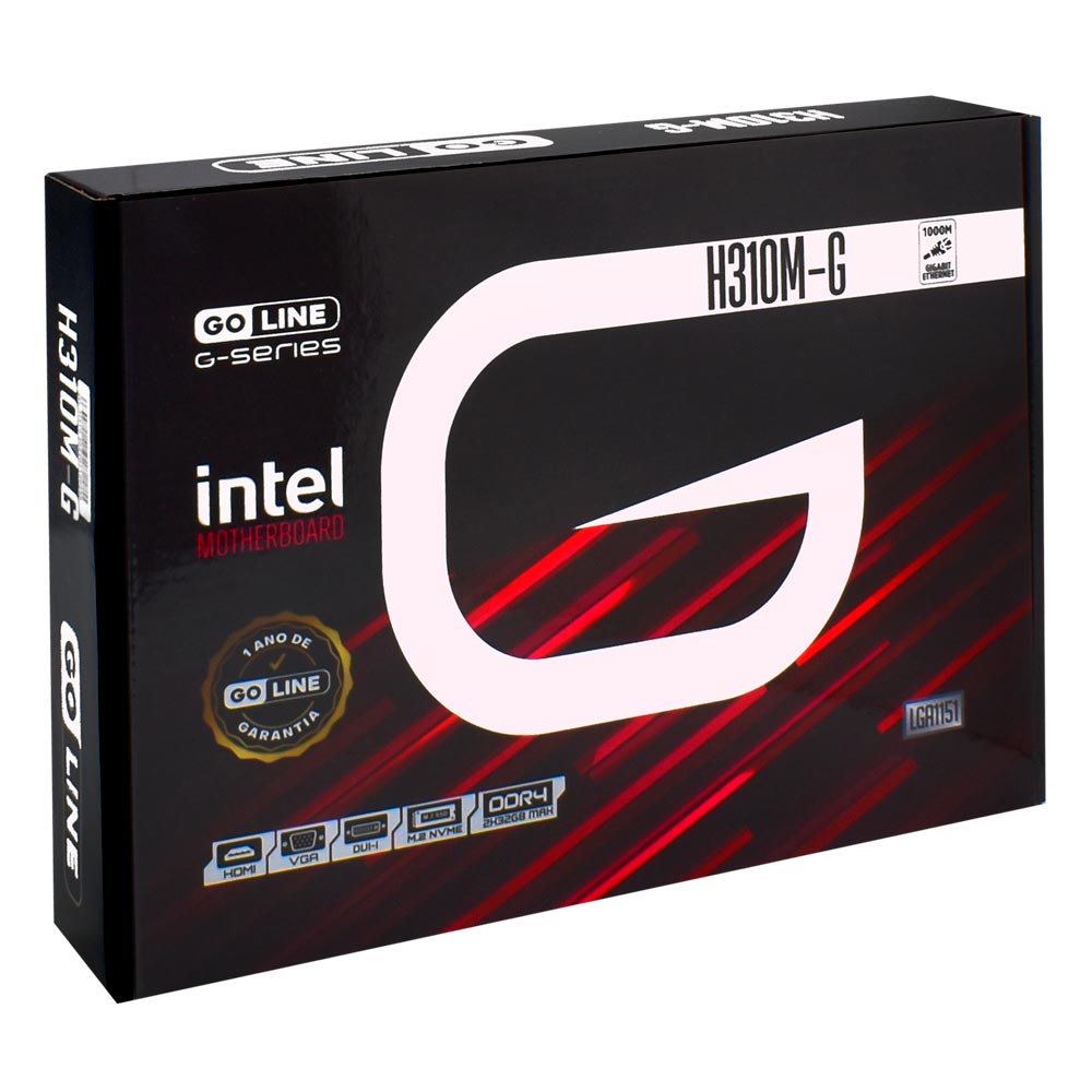 Placa Mãe GoLine GL-H310M-G Socket LGA 1151 / VGA / DDR4