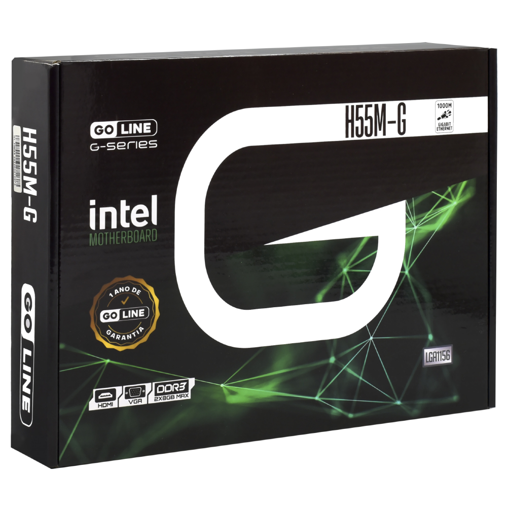 Placa Mãe GoLine GL-H55M-G Socket LGA 1156 / VGA / DDR3