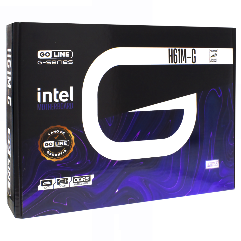 Placa Mãe GoLine GL-H61M-G Socket LGA 1155 / VGA / DDR3