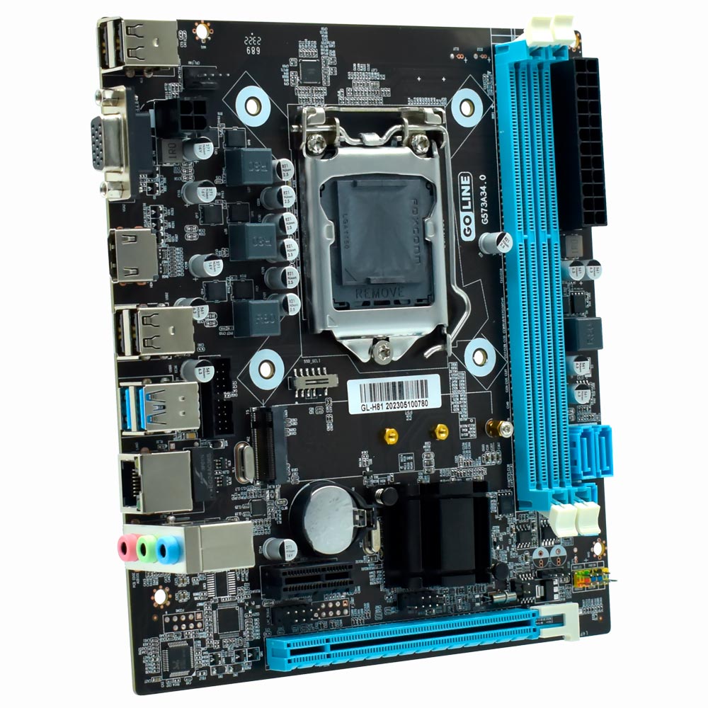 Placa Mãe GoLine GL-H81M-G2 Socket LGA 1150 / VGA / DDR3