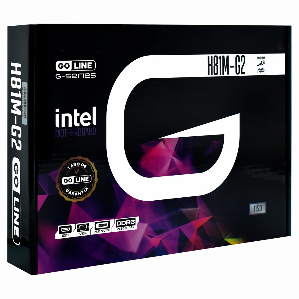 Placa Mãe GoLine GL-H81M-G2 Socket LGA 1150 / VGA / DDR3