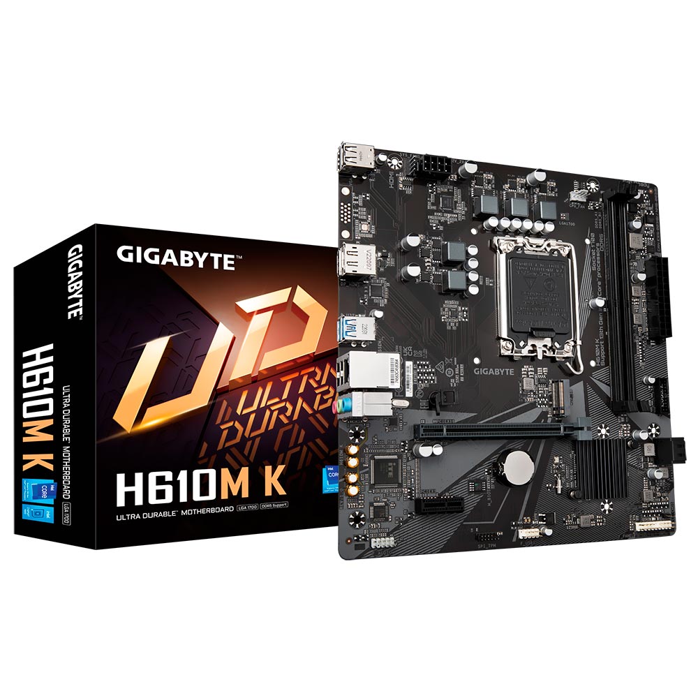 Placa Mãe H610M K Socket LGA 1700 / DDR5