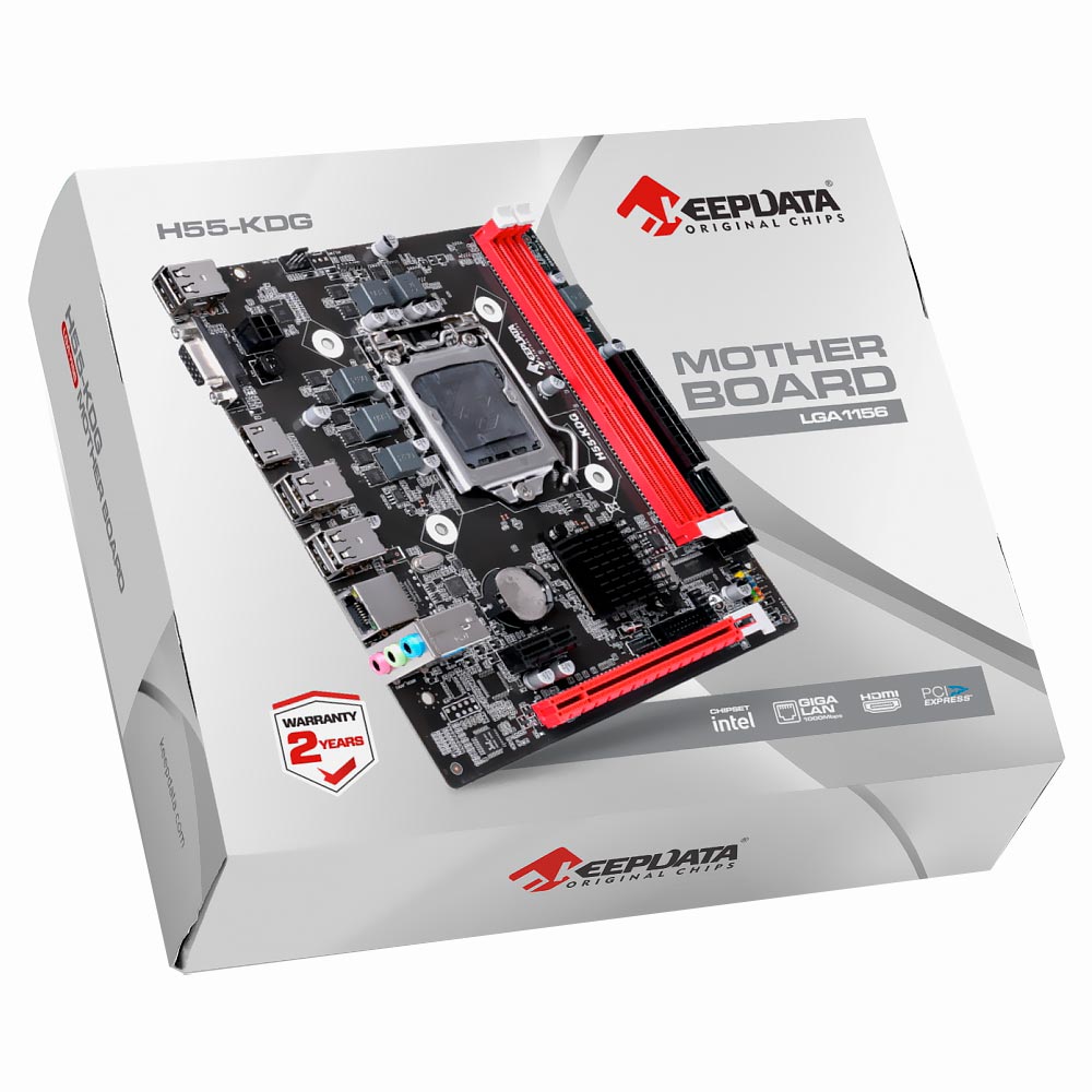 Placa Mãe Keepdata H55-KDG Socket LGA 1156 / VGA / DDR3