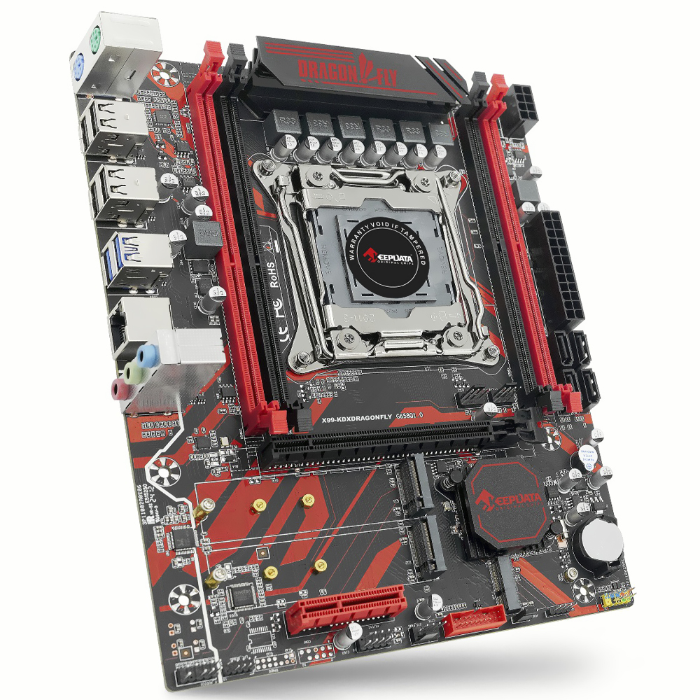 Placa Mãe Keepdata X99-KDXDRAGONFLY Socket LGA 2011-V3 / DDR4