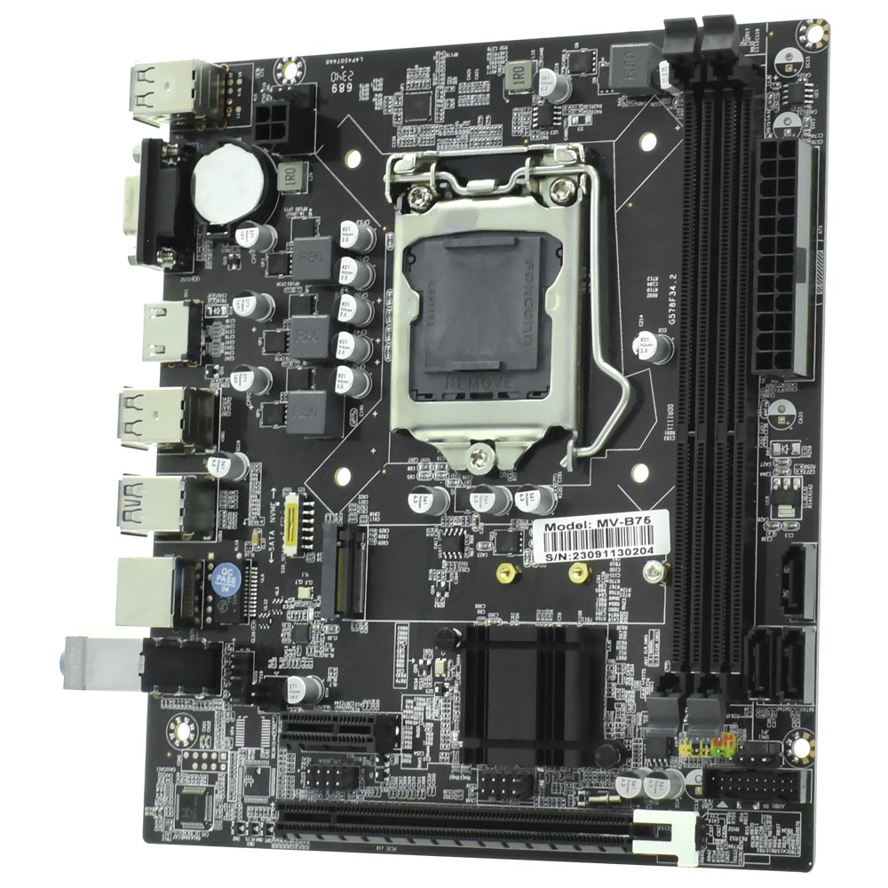 Placa Mãe Macrovip MV-B75 Socket LGA 1155 / VGA / DDR3