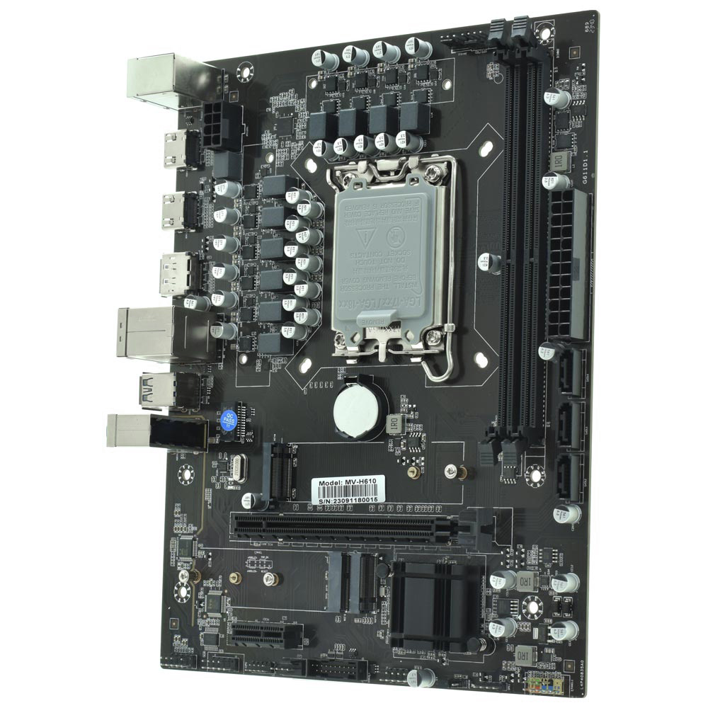 Placa Mãe Macrovip MV-H610 Socket LGA 1700 / DDR4