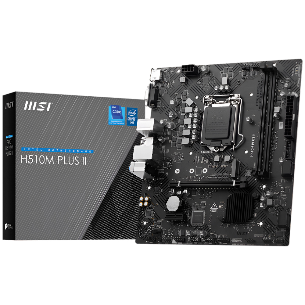 Placa Mãe MSI H510M Plus II Socket LGA 1200 / DDR4