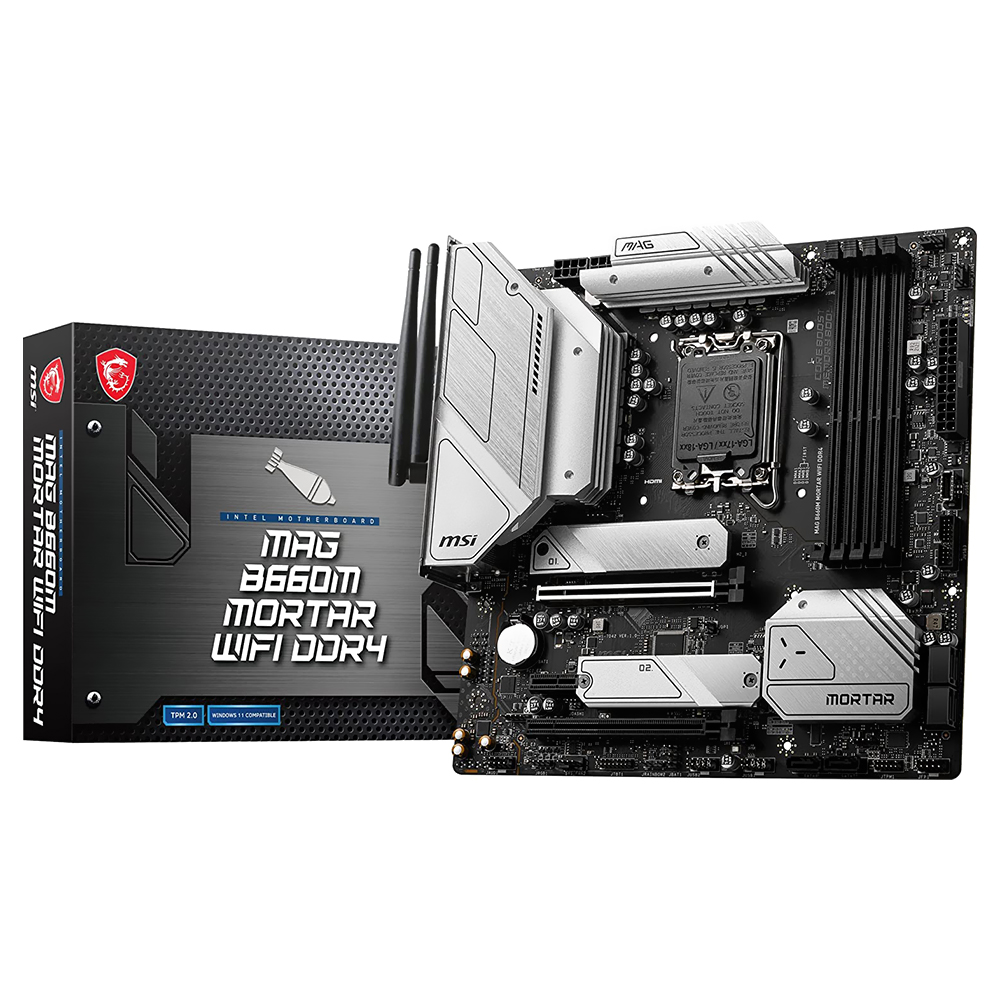 Placa Mãe MSI MAG B660M Mortar Wi-Fi Socket LGA 1700 / DDR4