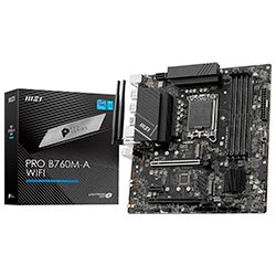 Placa Mãe MSI Pro B760M-A Wi-Fi Socket LGA 1700 / DDR5