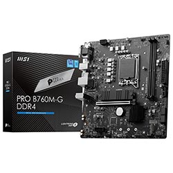 Placa Mãe MSI Pro B760M-G DDR4 Socket LGA 1700 / VGA / DDR4 