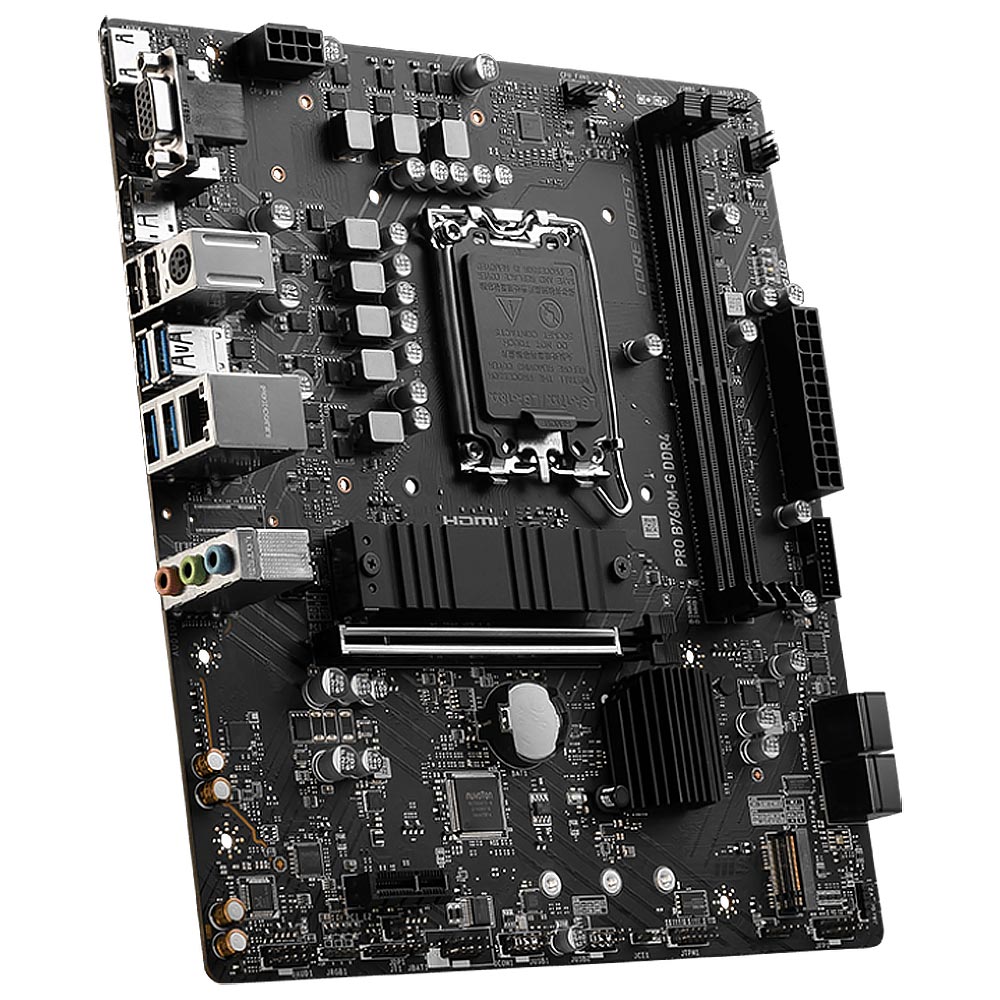 Placa Mãe MSI Pro B760M-G DDR4 Socket LGA 1700 / VGA / DDR4 