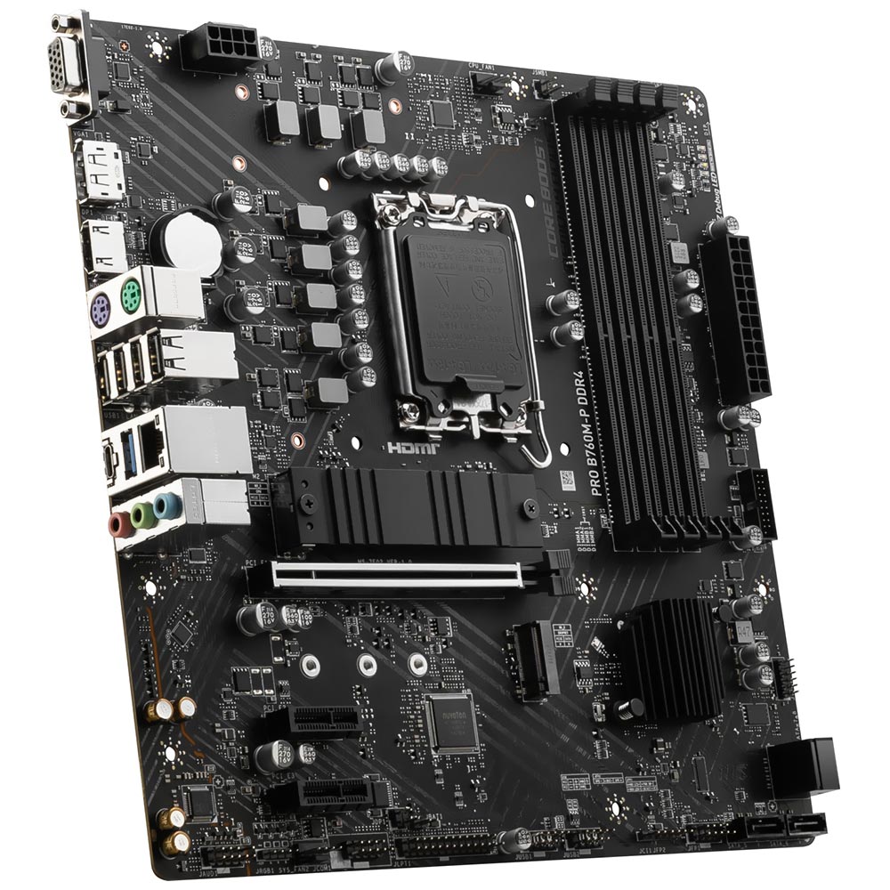 Placa Mãe MSI Pro B760M-P DDR4 Socket LGA 1700 / VGA / DDR4