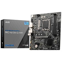 Placa Mãe MSI Pro H610M-G Wi-Fi Socket LGA 1700 / DDR5
