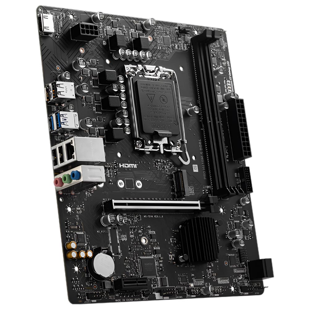 Placa Mãe MSI Pro H610M-S DDR4 Socket LGA 1700 / DDR4