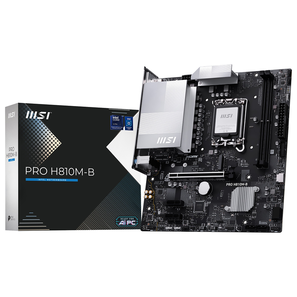 Placa Mãe MSI Pro H810M-B Socket LGA 1851 / DDR5
