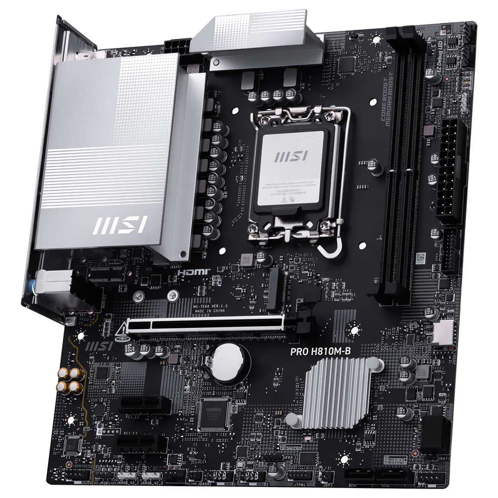 Placa Mãe MSI Pro H810M-B Socket LGA 1851 / DDR5