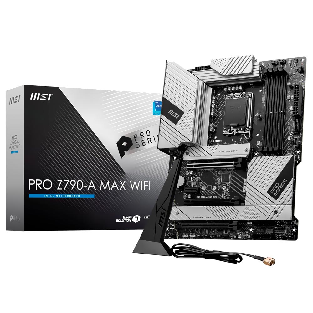 Placa Mãe MSI Pro Z790-A MAX Wi-Fi Socket LGA 1700 / DDR5