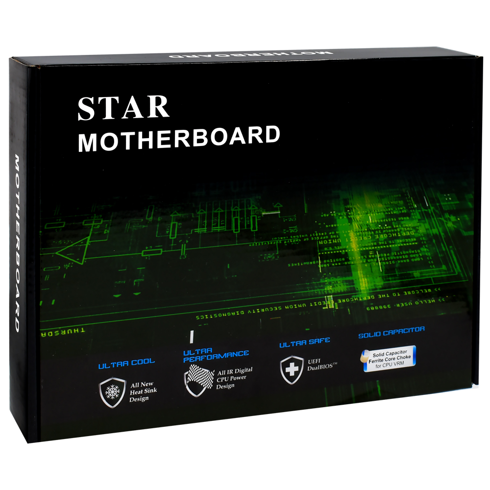 Placa Mãe STAR TG-H110G329 Socket LGA 1151 / VGA / DDR4