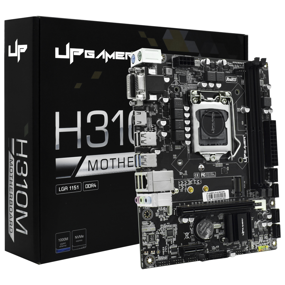 Placa Mãe Up Gamer H310M Socket LGA 1151 / VGA / DDR4