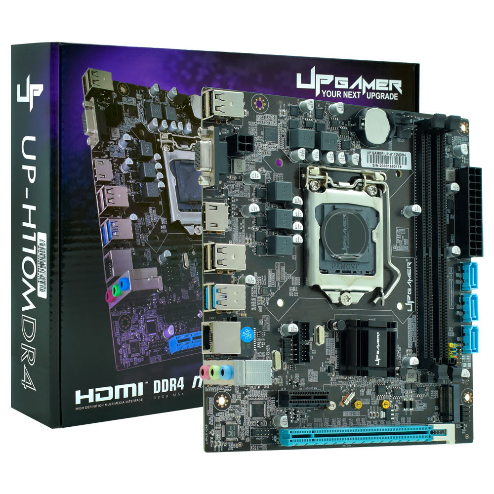 Placa Mãe Up Gamer UP-H110MDR4 Socket LGA 1151 / VGA / DDR4