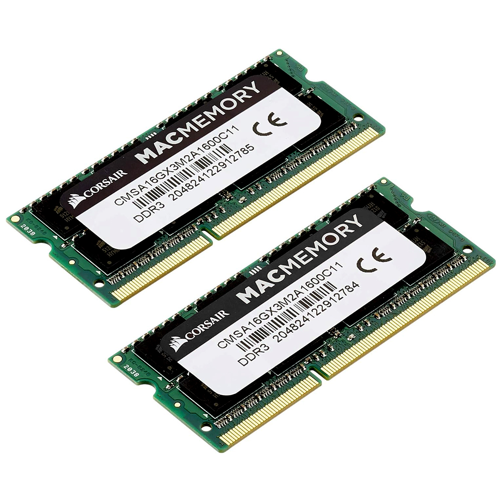 Memória RAM para MacBook Corsair DDR3L 16GB 1600MHz - CMSA16GX3M2A1600C11