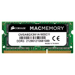 Memória RAM para MacBook Corsair DDR3L 8GB 1600MHz - CMSA8GX3M1A1600C11