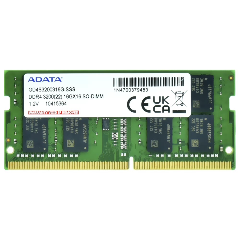 Memória RAM para Notebook ADATA Gold DDR4 16GB 3200MHz - GD4S3200316G-SSS