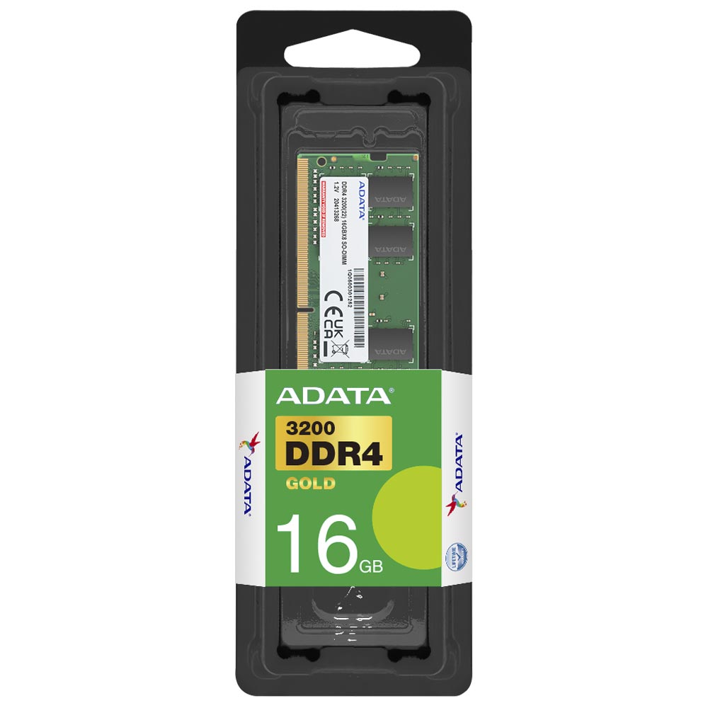 Memória RAM para Notebook ADATA Gold DDR4 16GB 3200MHz - GD4S3200316G-SSS